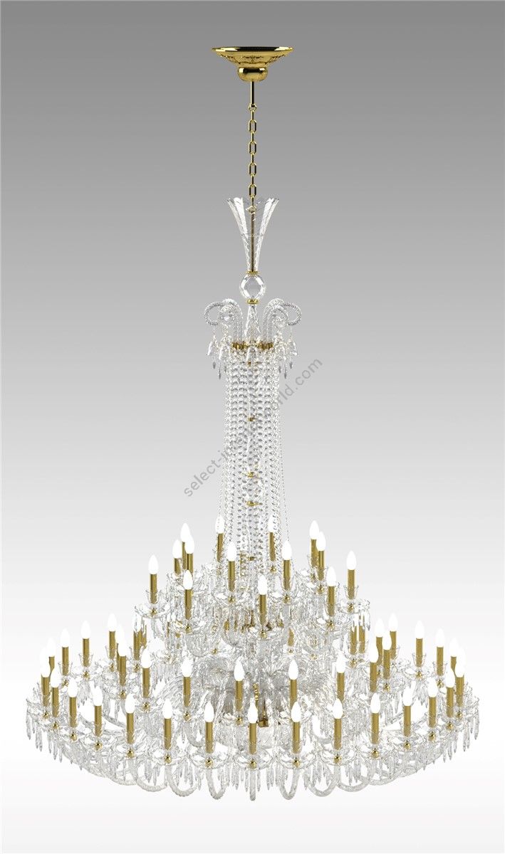 Italian Luxury Lighting / Chandeliers / Elegance Large Crystal 64 Lights D1200 064