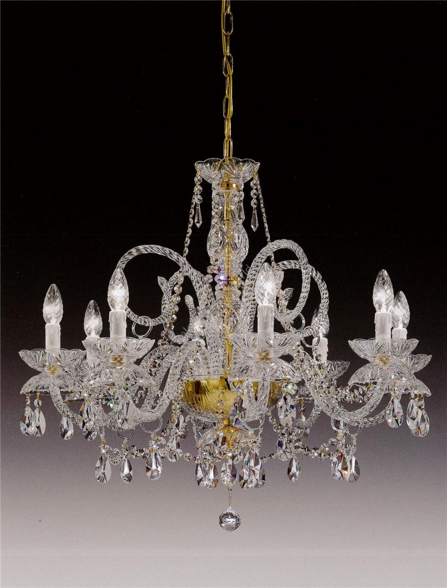 Italian Luxury Lighting / Chandeliers /Elegance Crystal 8 Lights D1302 008