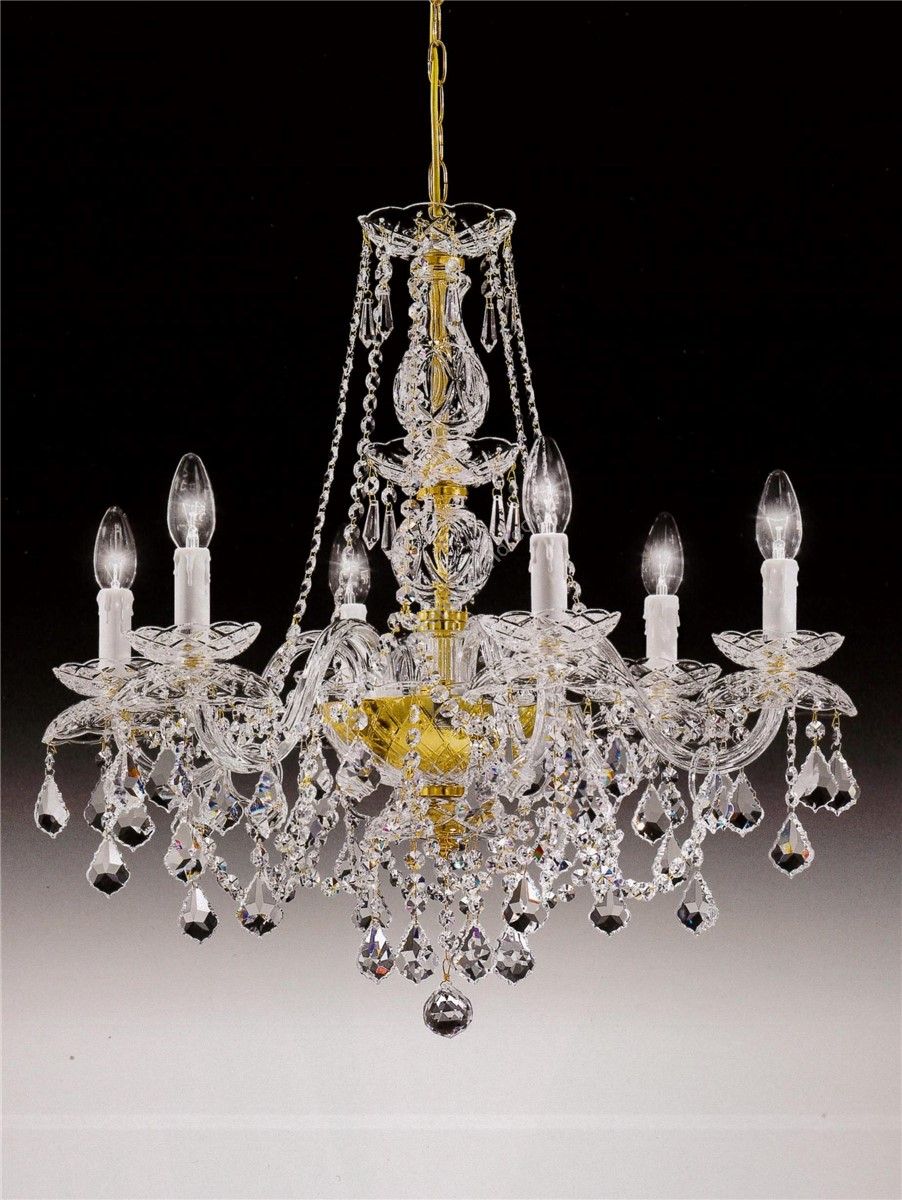 Italian Luxury Lighting / Chandeliers / Elegance Crystal 6 Lights D1306 006