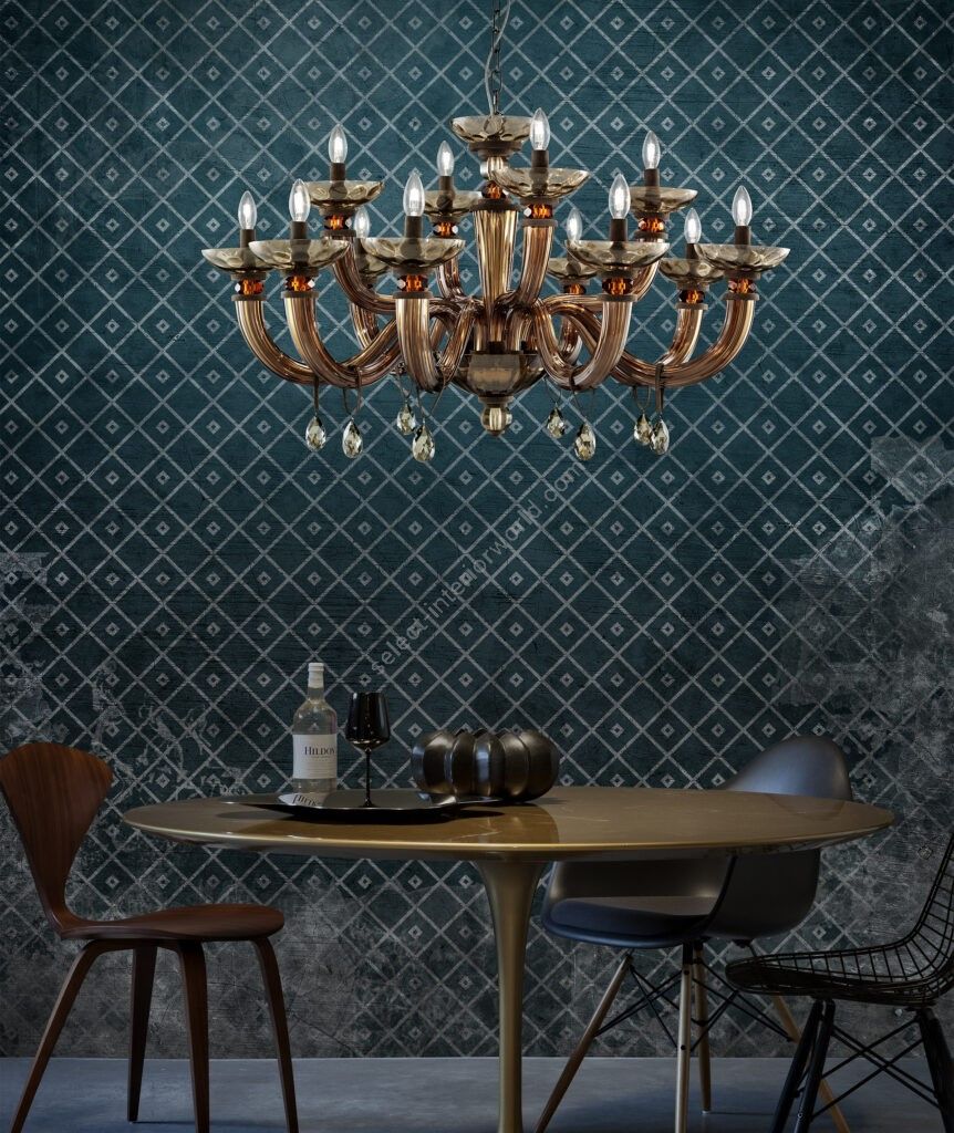 Euroluce Lampadari / Chandeliers / Dahlia L8+4