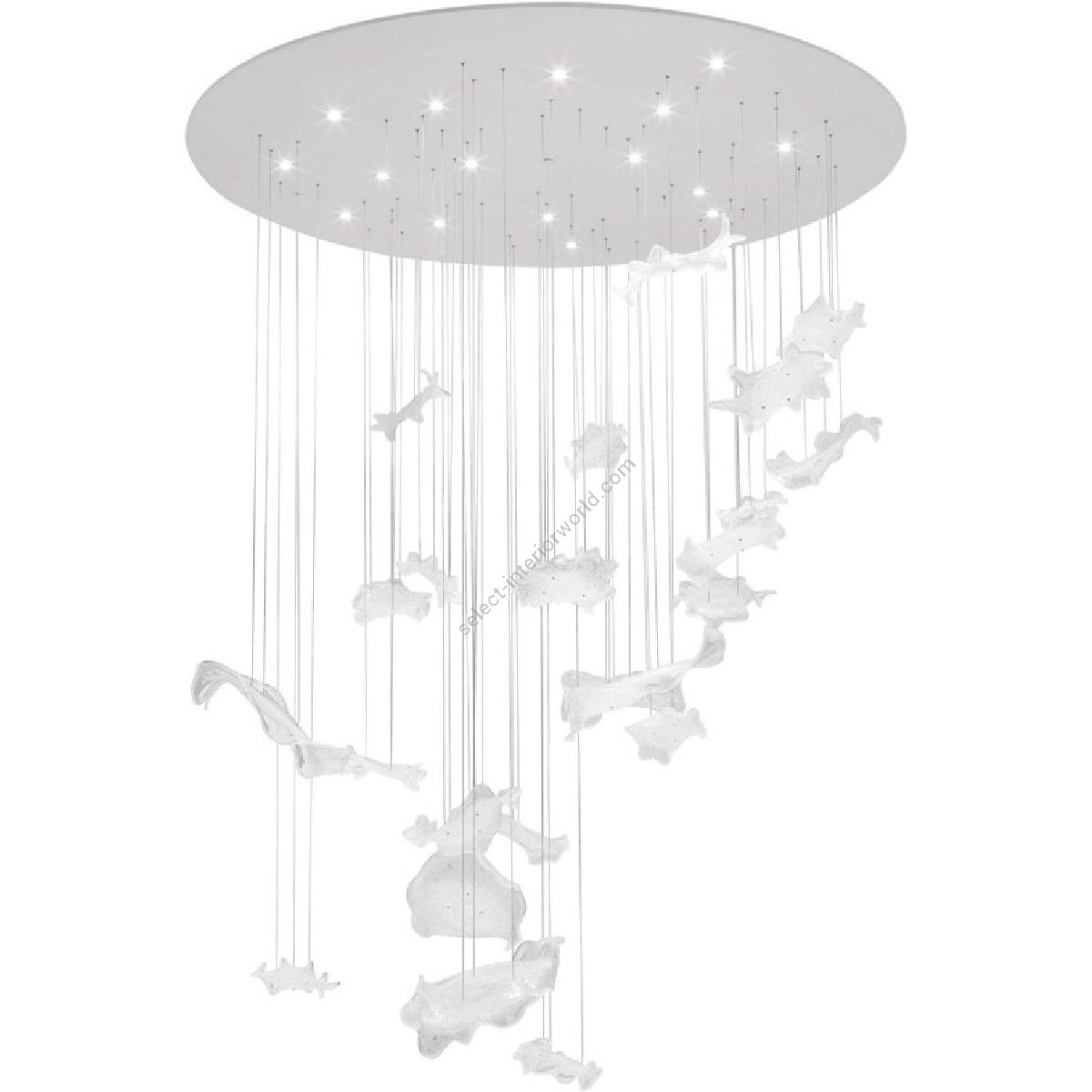 Jumbo Collection / Chandelier / Feuille Chandelier