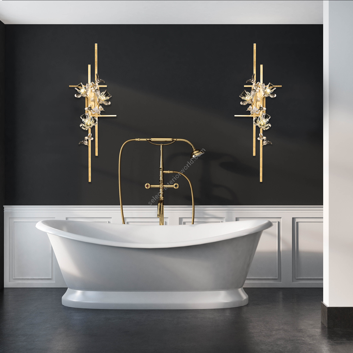 Fine Art Handcrafted Lighting / Wall Sconces / Azu 44″ 919250 919350