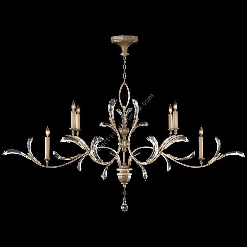 Fine Art Handcrafted Lighting / Chandeliers / Beveled Arcs 74″ Oblong 700840 761840 by