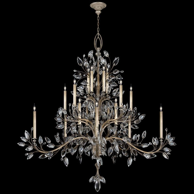 Fine Art Handcrafted Lighting / Chandeliers / Crystal Laurel 75″ Round 771240 774540