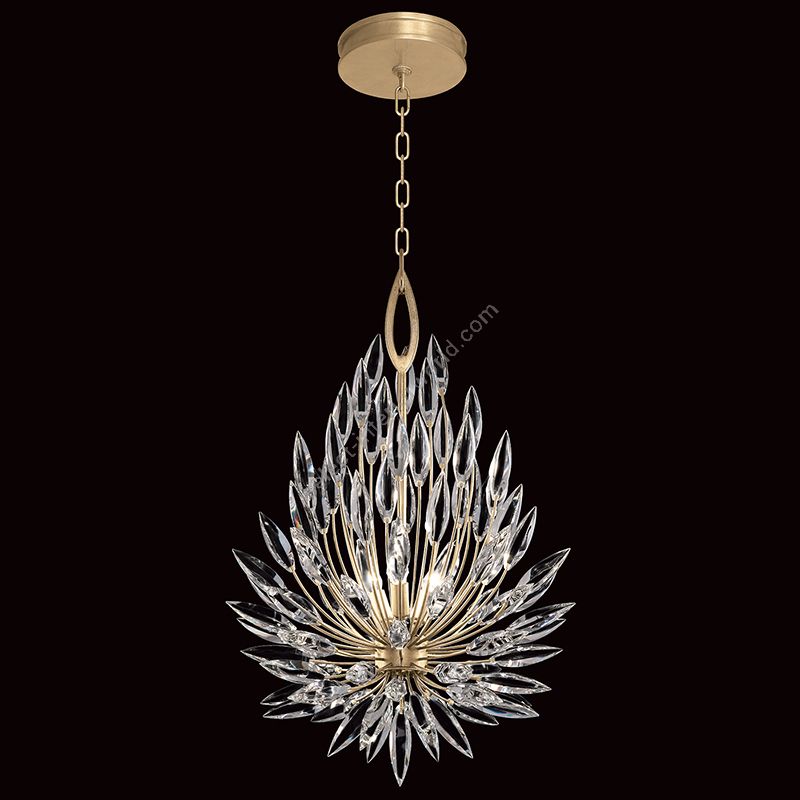 Fine Art Handcrafted Lighting / Pendant Lights / Lily Buds 19″ Round 881640
