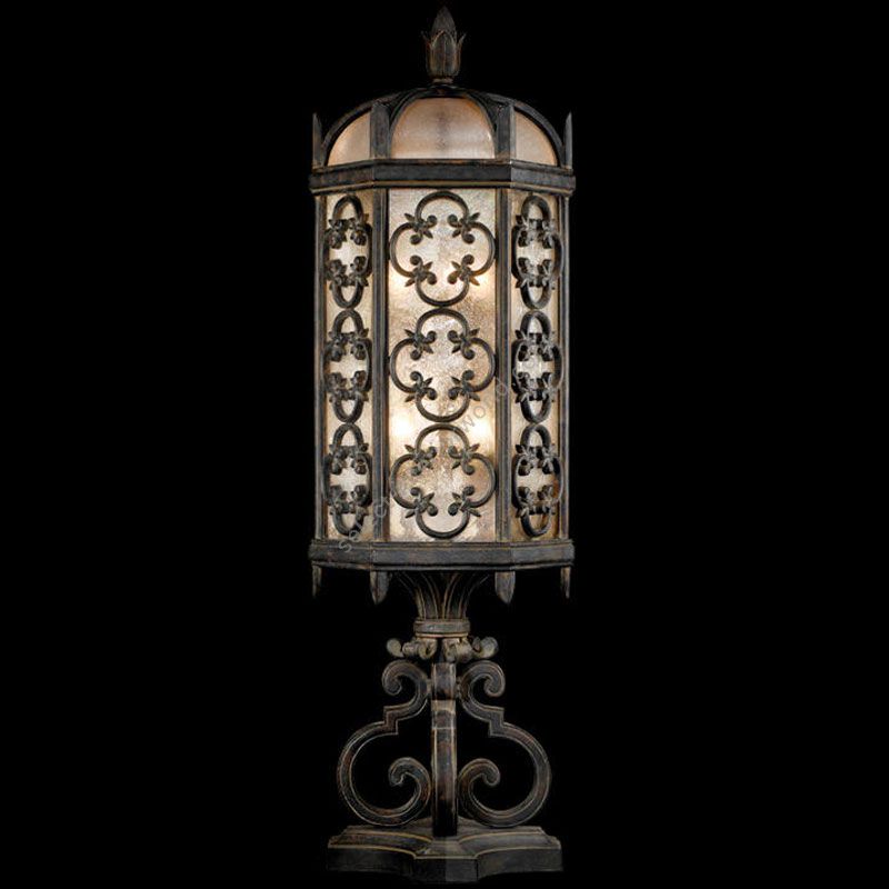 Fine Art Handcrafted Lighting / Outdoor Pier Mount / Costa del Sol 33″ 324980