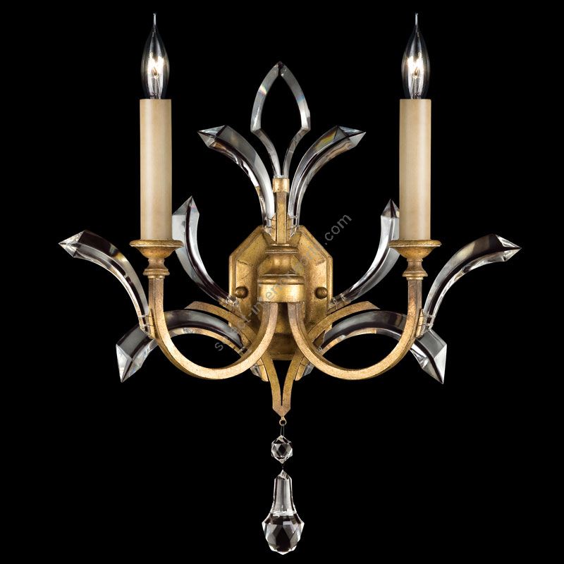 Fine Art Handcrafted Lighting / Wall Sconces / Beveled Arcs 22″ 701850 761350