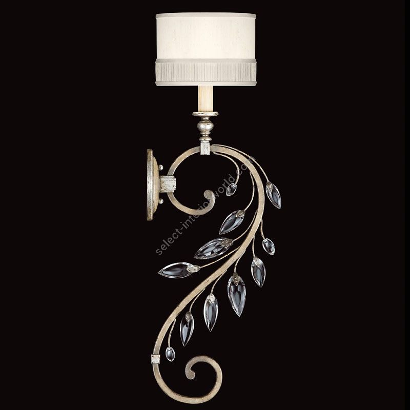 Fine Art Handcrafted Lighting / Wall Sconces / Crystal Laurel 32″ 774650 774850