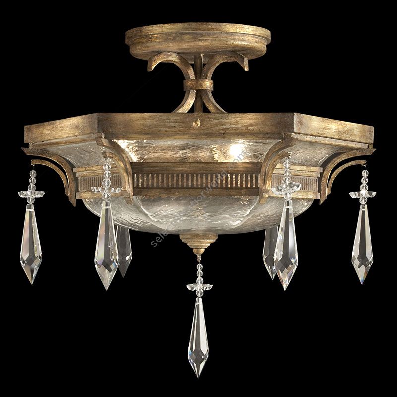 Fine Art Handcrafted Lighting / Round Semi-Flush Mounts / Monte Carlo 21″ 569840