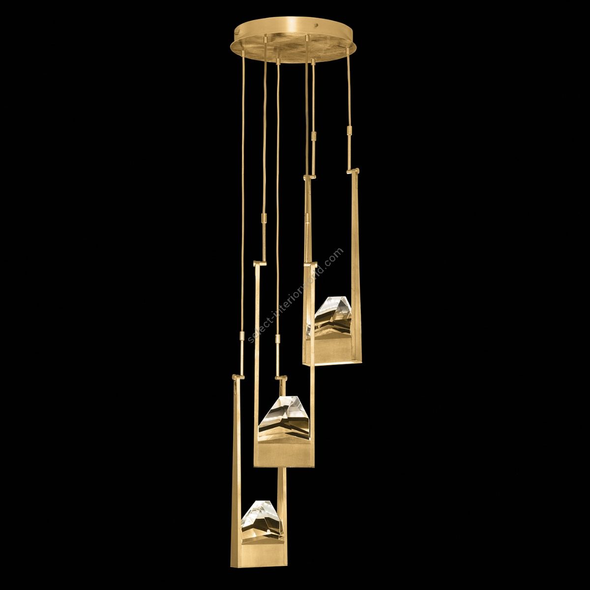 Fine Art Handcrafted Lighting / Pendant Lights / Strata 16″ Round 928440