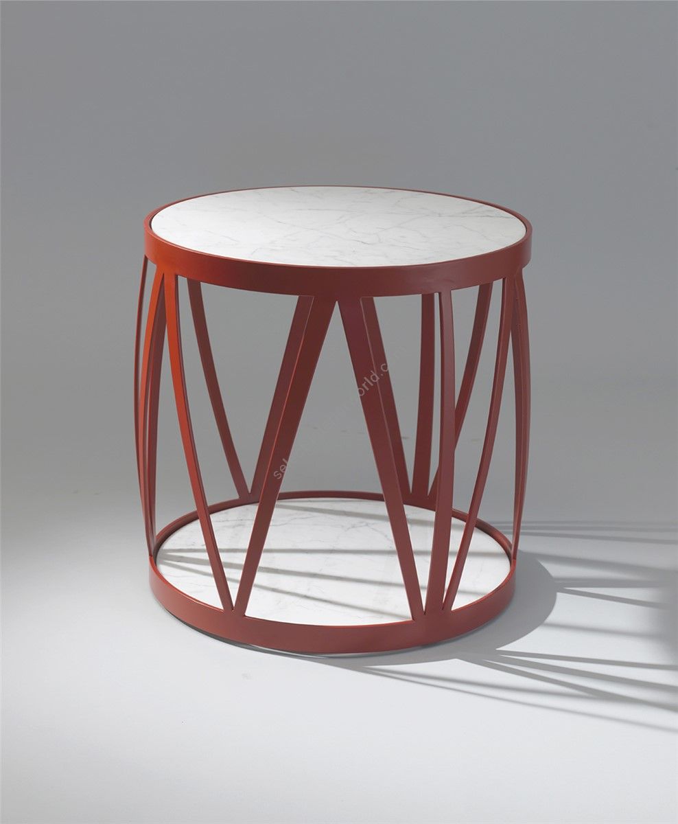 Officina Ciani / Outdoor Coffee tables / with Marble Top GF4023CT-RO Zig zag