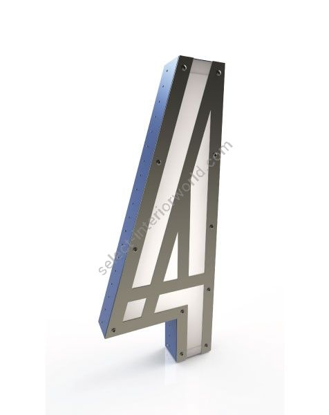 DelightFULL / Floor or Wall Lamps / Light Number 4 | Graphic Numbers "4"