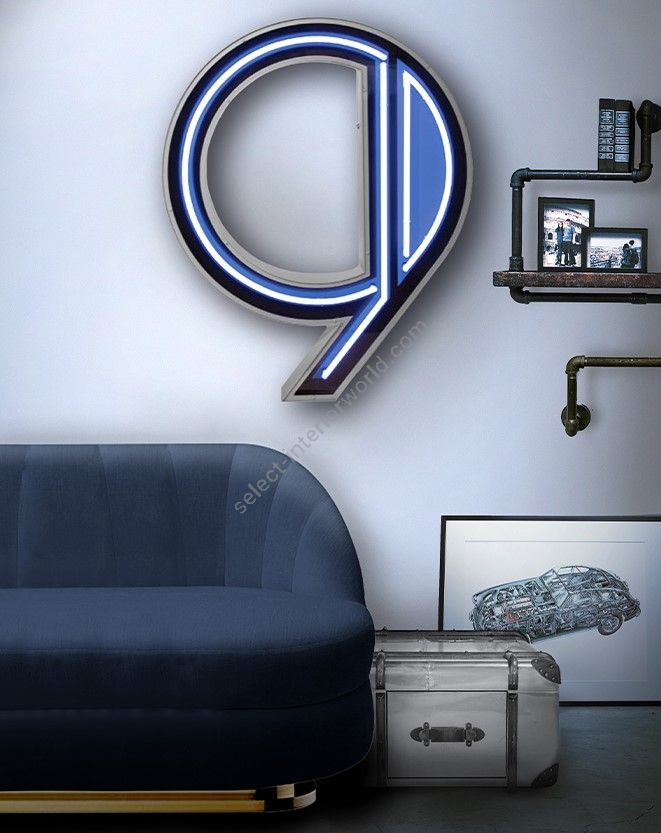 DelightFULL / Floor or Wall Lamps / Light Number 9 | Graphic Numbers 9