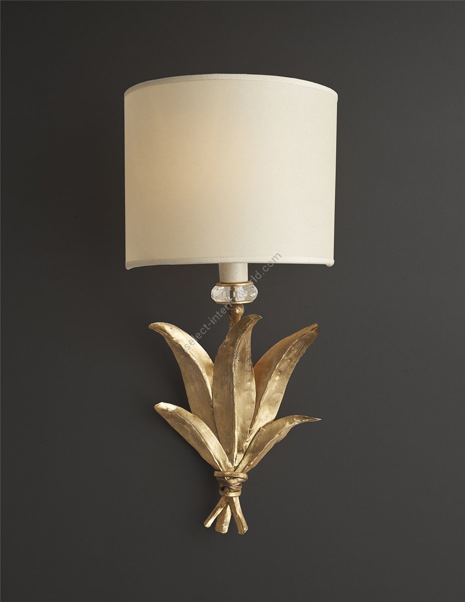 Officina Ciani / Wall Sconces / Iron Rolled Leaves HL1005WA-1 Timeless