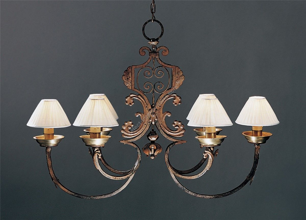 Officina Ciani / Chandeliers / Wrought Iron HL1031CH-6 Cortine