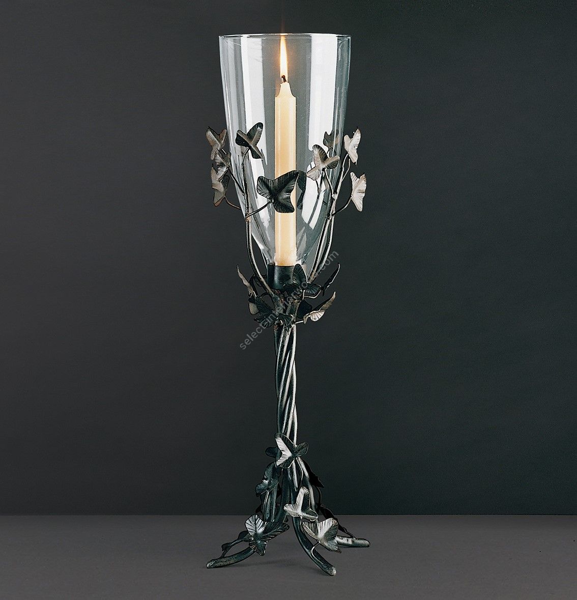 Officina Ciani / Candlesticks / in Iron with ivy leaves HL1047TA-CAND