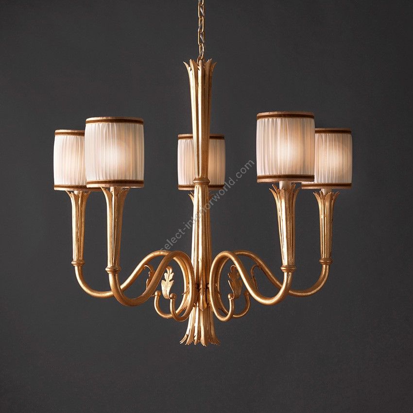 Officina Ciani / Chandeliers / with Shades HL1059CH-5 Rialto