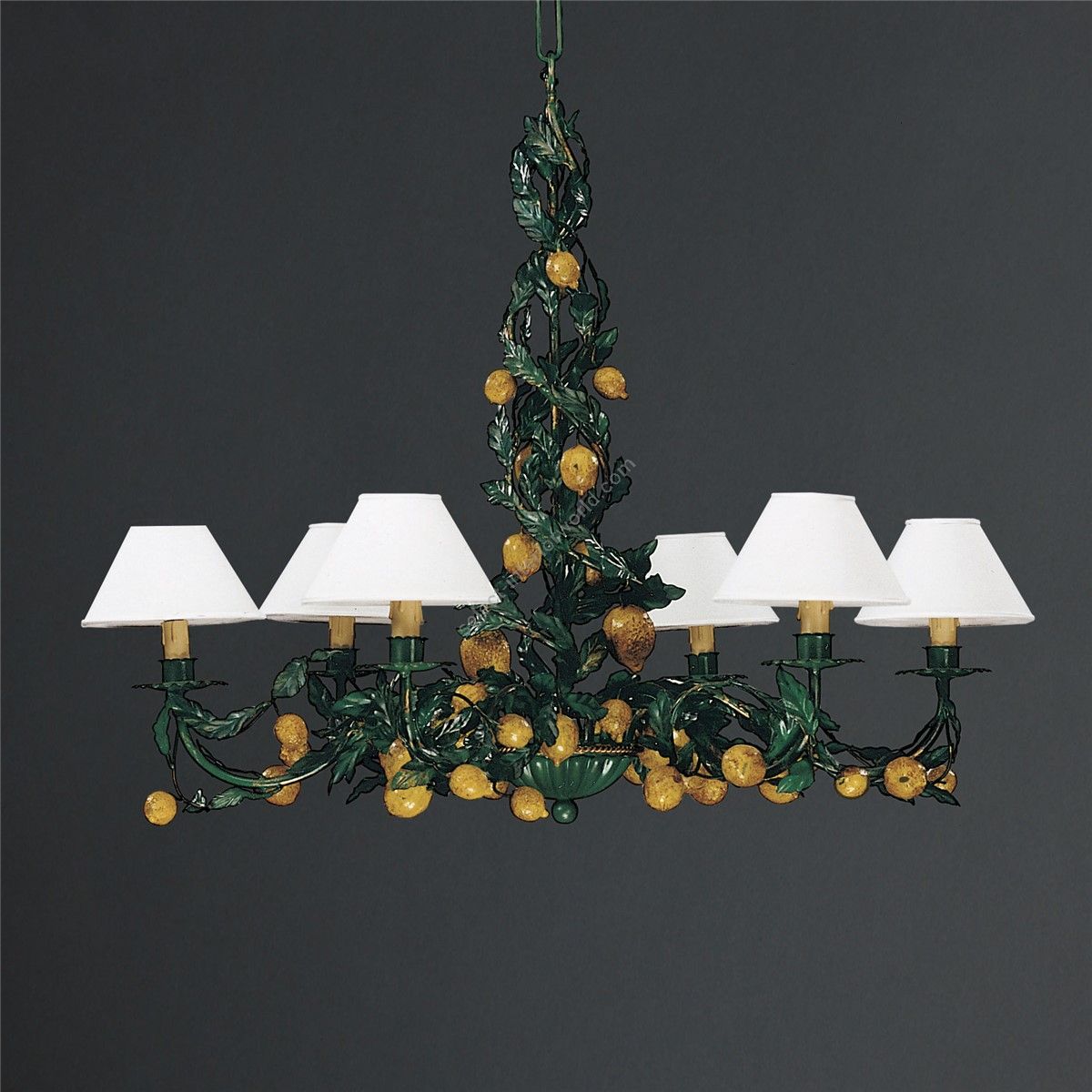 Officina Ciani / Chandeliers / Metal with Lemons HL1062CH-6 Limoni