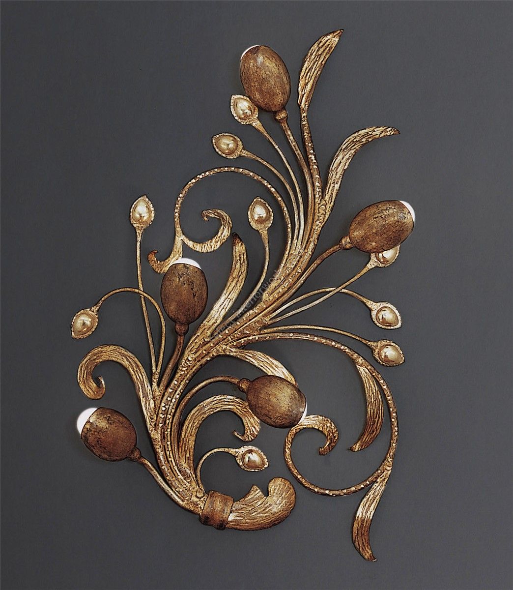 Officina Ciani / Wall Sconces / Brass 5 Lights HL1067WA-5CO Billi