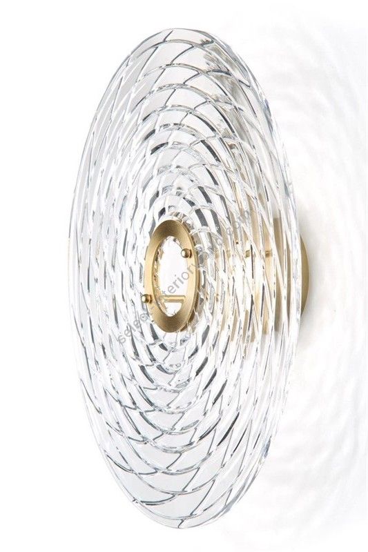 Il Paralume Marina / Wandleuchten / Ripple Single Crystal Disc 2280/AG