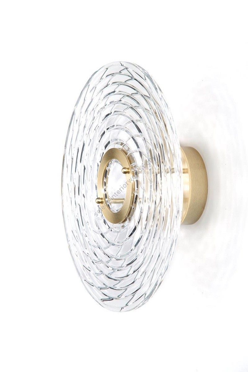 Il Paralume Marina / Wandleuchten / Ripple Single Crystal Disc 2280/AM