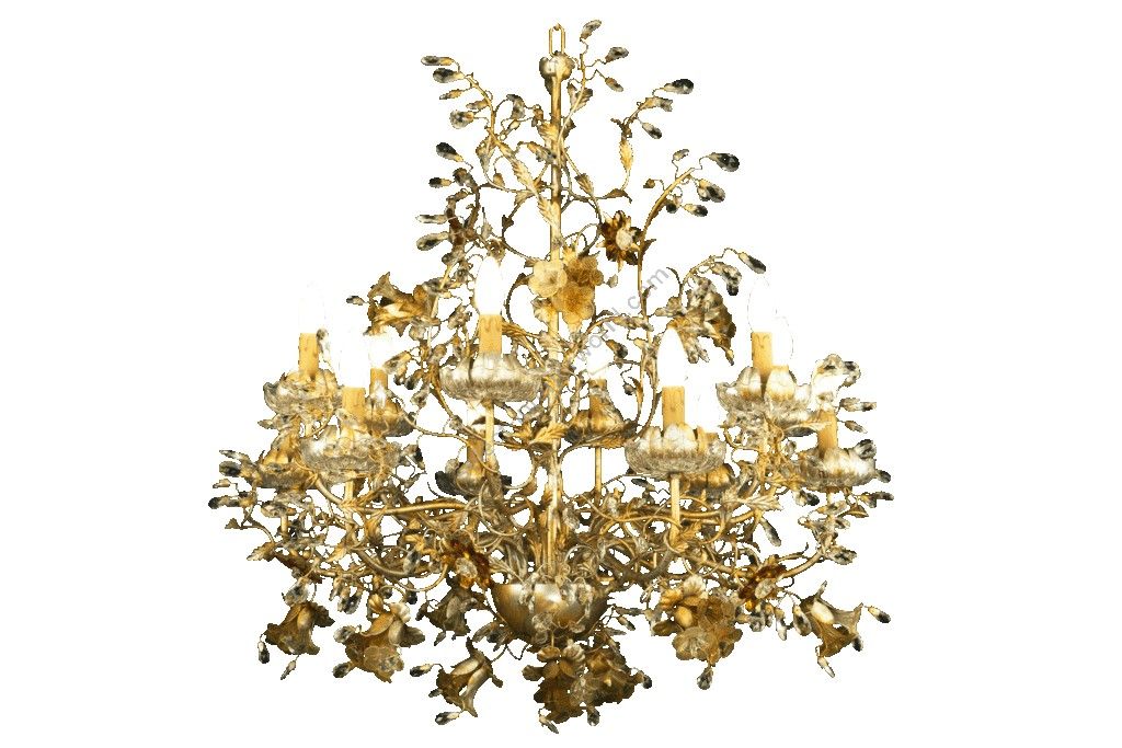 Mechini / Chandeliers / Clear Bohemian Crystal and Murano Glass L241/10