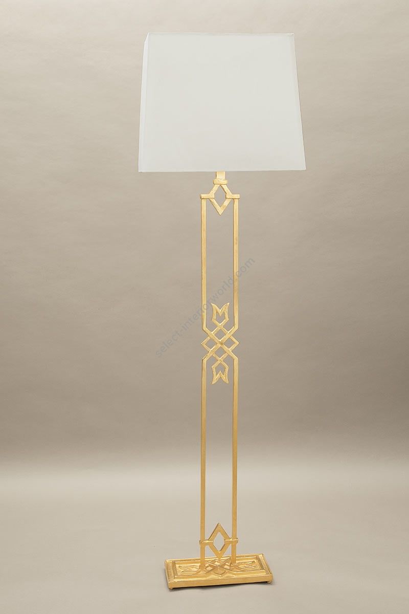 Objet Insolite / Bronzene Stehleuchte / Lampadaire Ismir