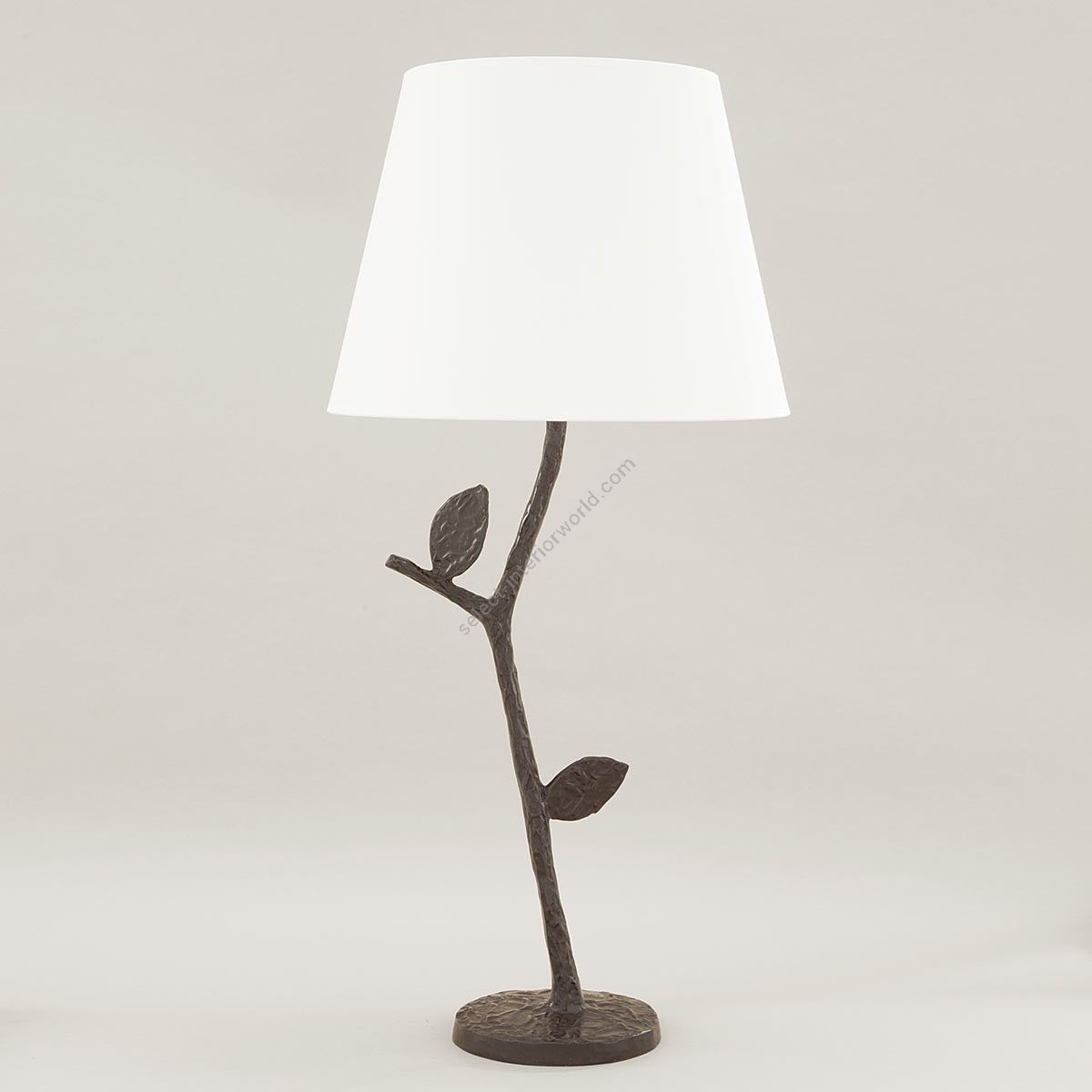 Objet Insolite / Bronze table lamp / Lampe Flora