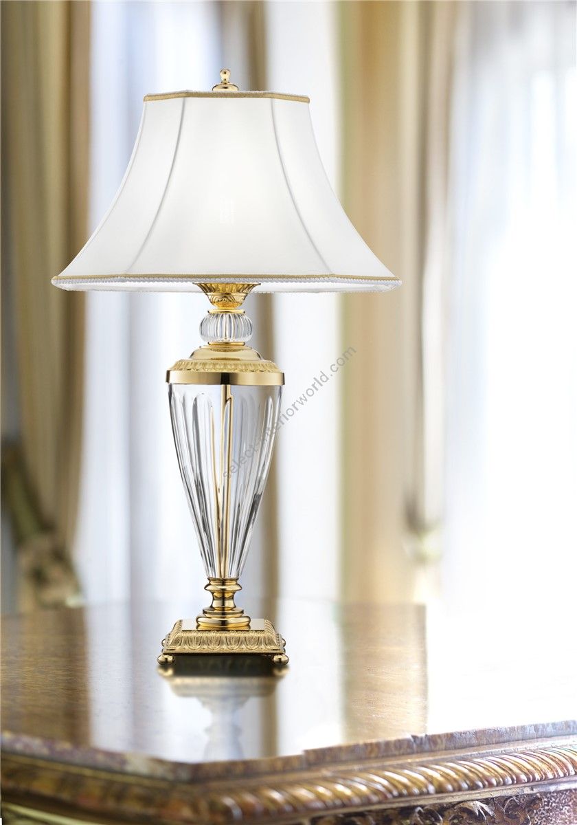 Italian Luxury Lighting / Table Lamps / Crystal And Brass LF1004