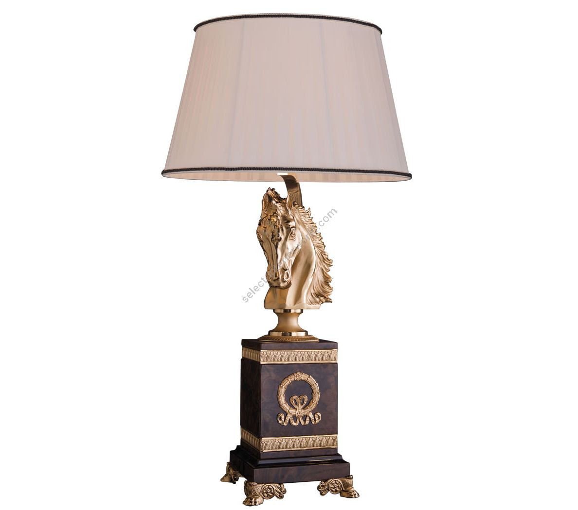 Mariner / Tischlampen / Bronzeguss / Holz 20131