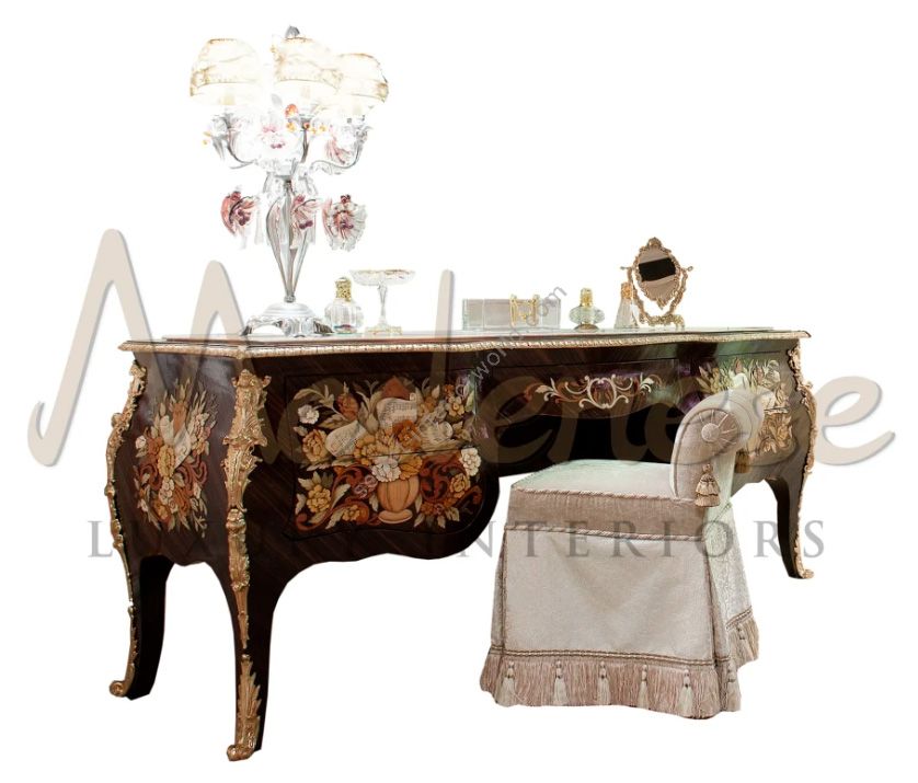 Modenese Luxury Interiors / Frisiertische / Edle 5-Schubladen-Toilette