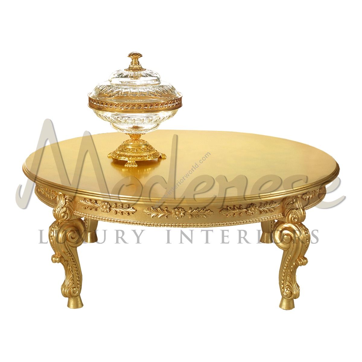 Modenese Luxury Interiors / Couchtische / Total Gold Baroque