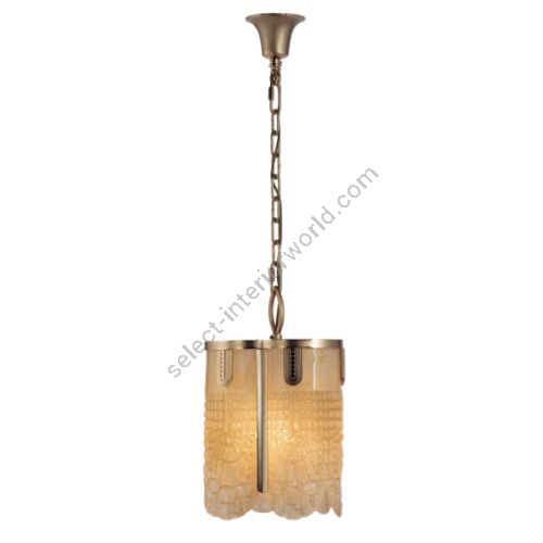 Mariner / Pendants & Suspension Lights / Gatsby Casted Bronze & 24K Gold Venetian Glass 20371