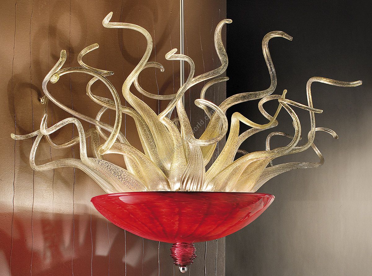 Glass & Glass Murano / Kronleuchter / Ghirigori ART. E.H.F. 8 / S