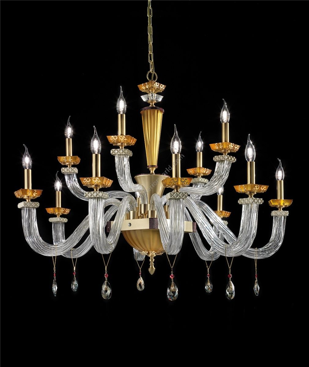 Euroluce Lampadari / Chandeliers / Museum L8+4+4 Amber