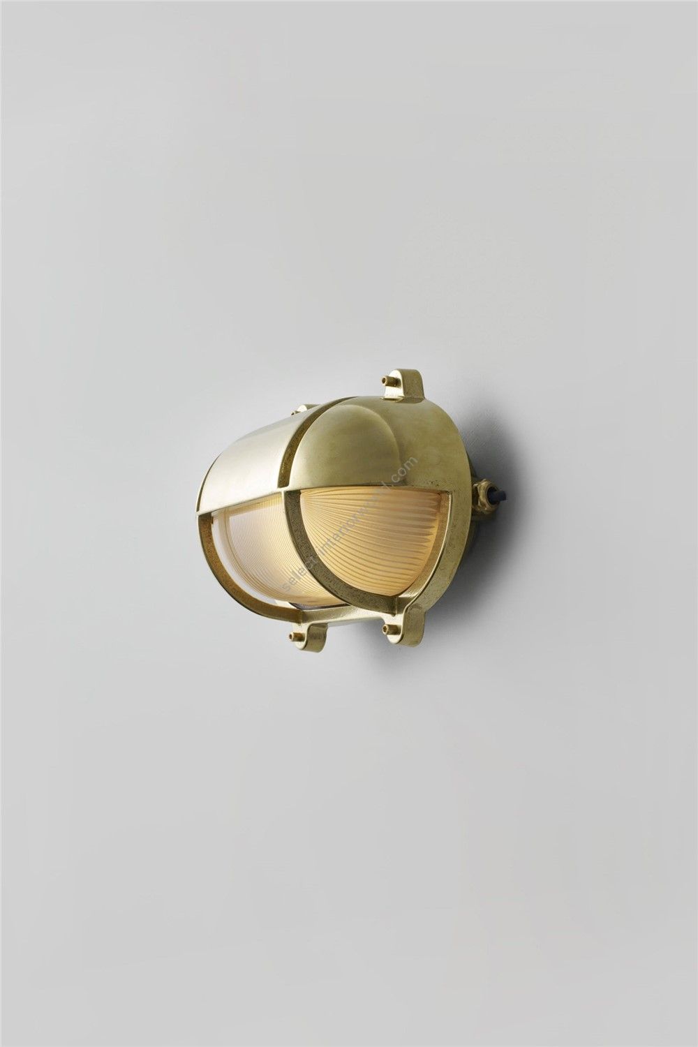 Original BTC / Wall Lights / Oval Brass Bulkhead 7434