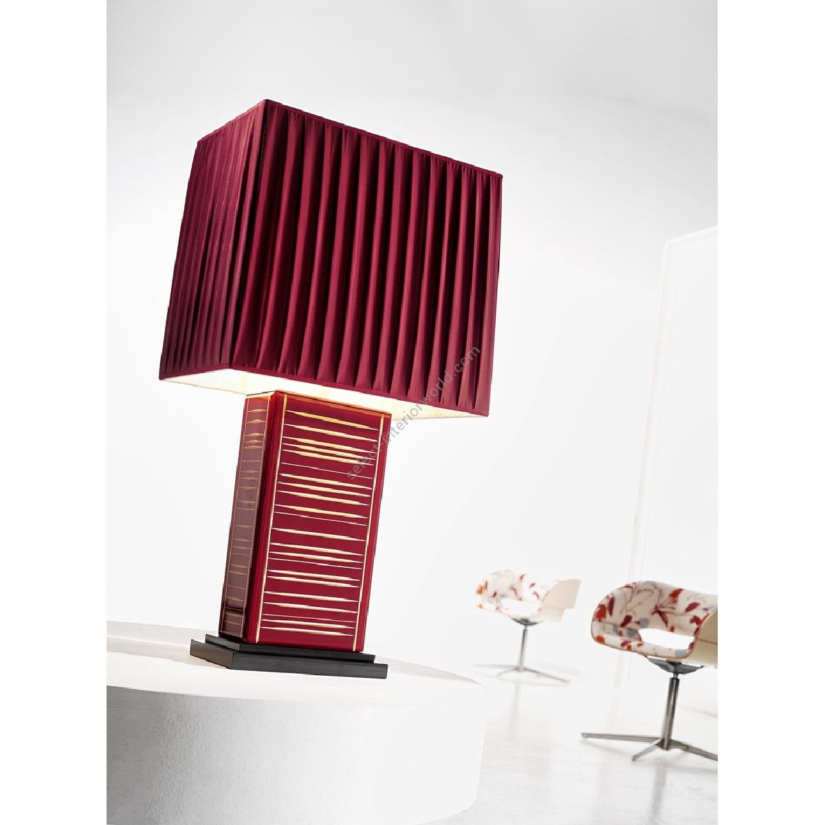 Arte Veneziana / Tischleuchten / Pourpre Art Déco LDT-AVA-009-LTD96