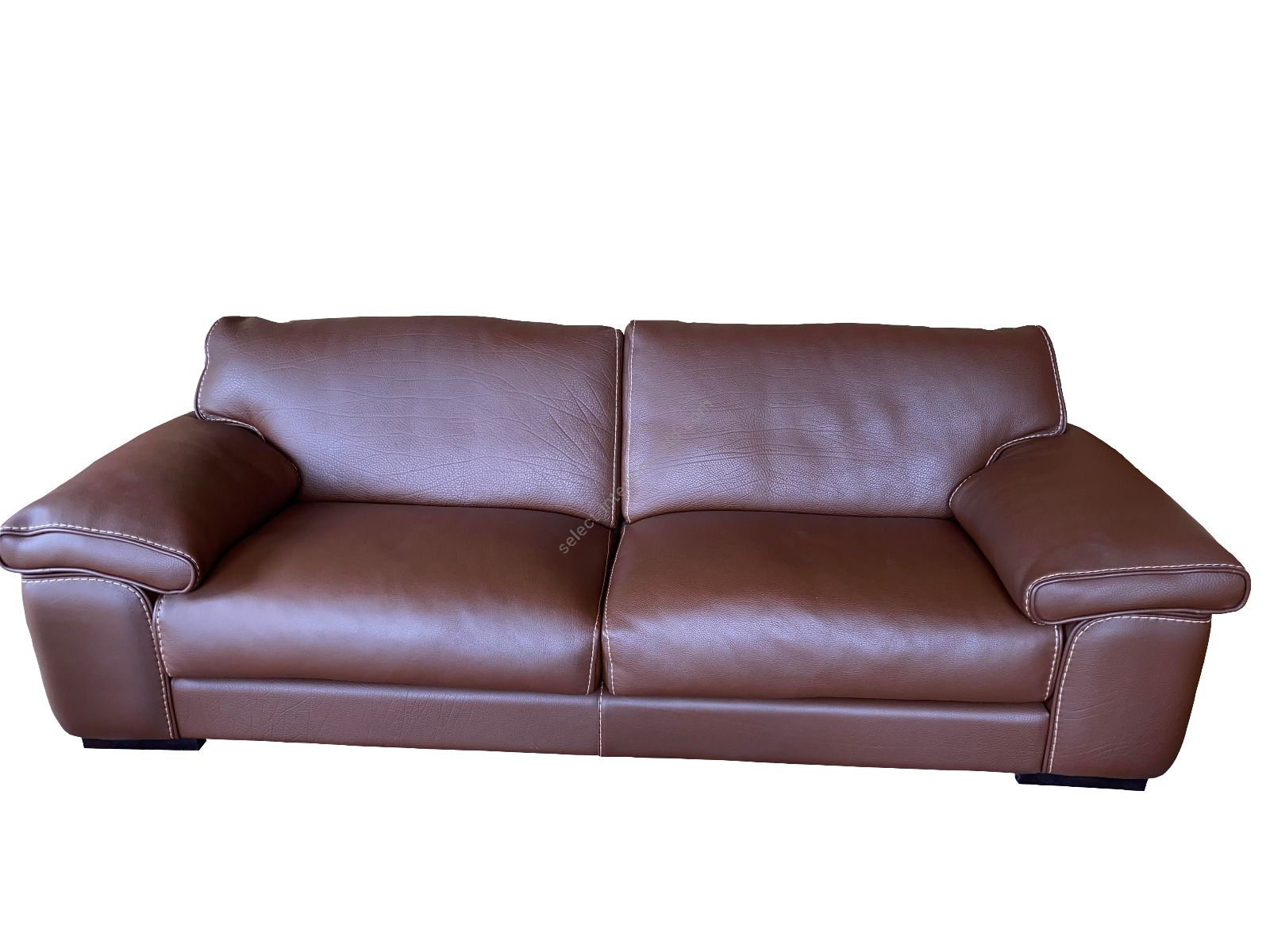 Roche Bobois ASCOT Leder 3-Sitzer Sofa | Auf Lager
