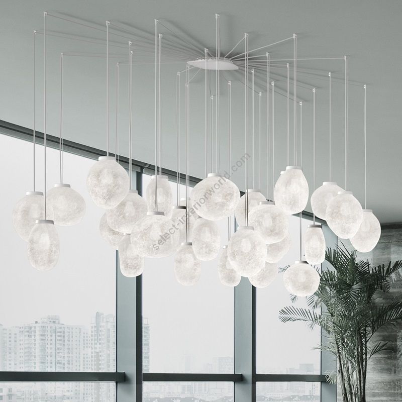 Patrizia Volpato / Kronleuchter / Stone Handcrafted Murano Glass 7806-S