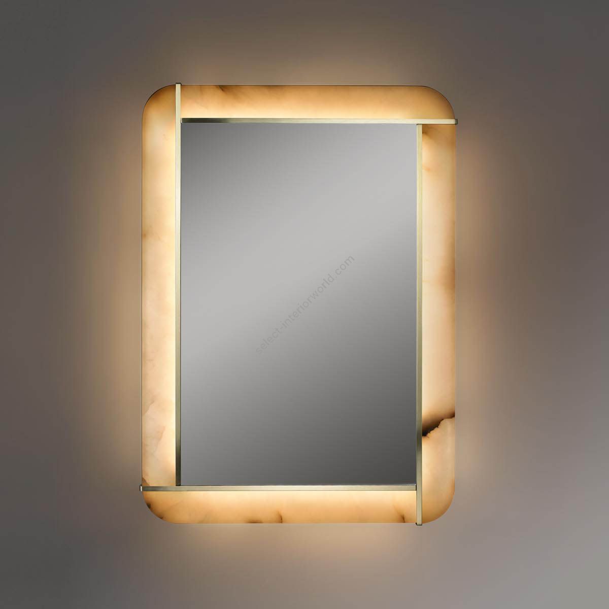 Volterra Spiegel mit LED Beleuchtung von Boyd