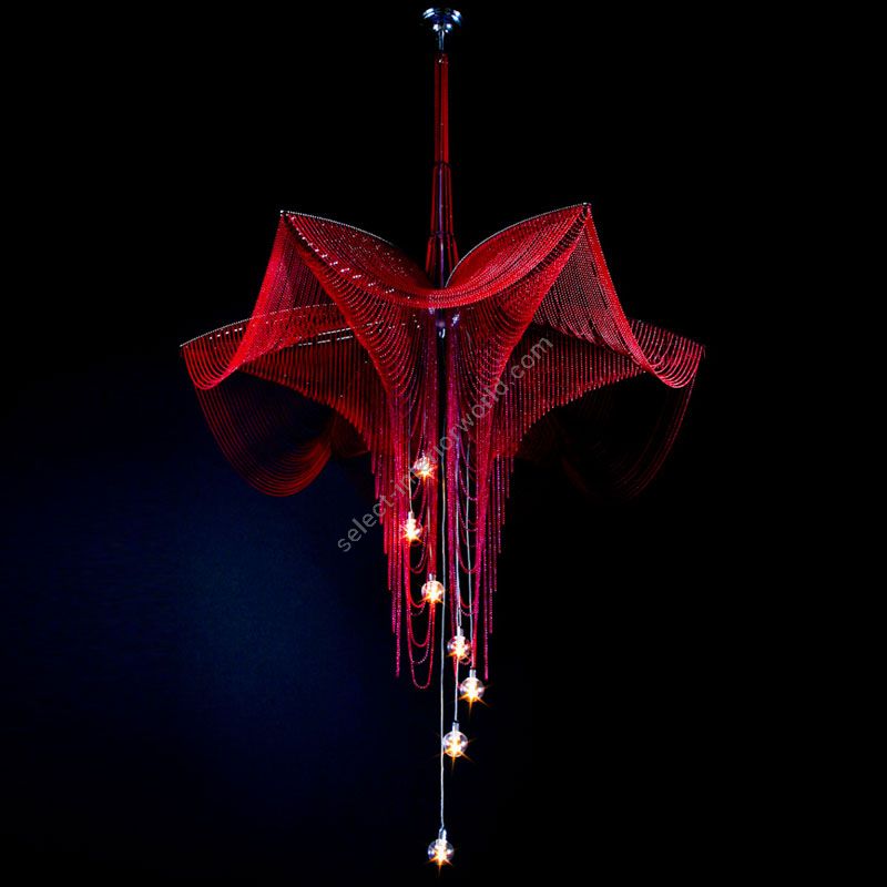 Willowlamp / Kronleuchter / Fuschia Ø1000 Suspended