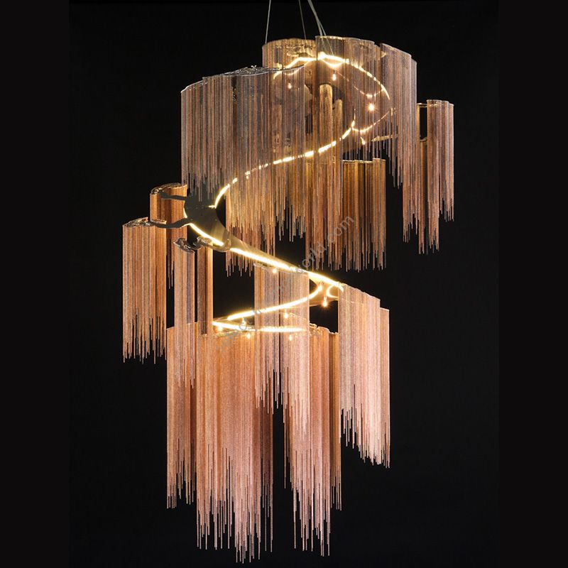 Willowlamp / Inselbeleuchtung / Spiral Faraway Tree Single Chandelier