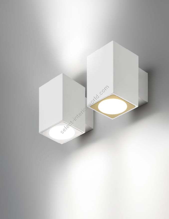 Zava Mec Single / Twin LED Wandleuchte, lichtaustritt oben/unten für innen und außen