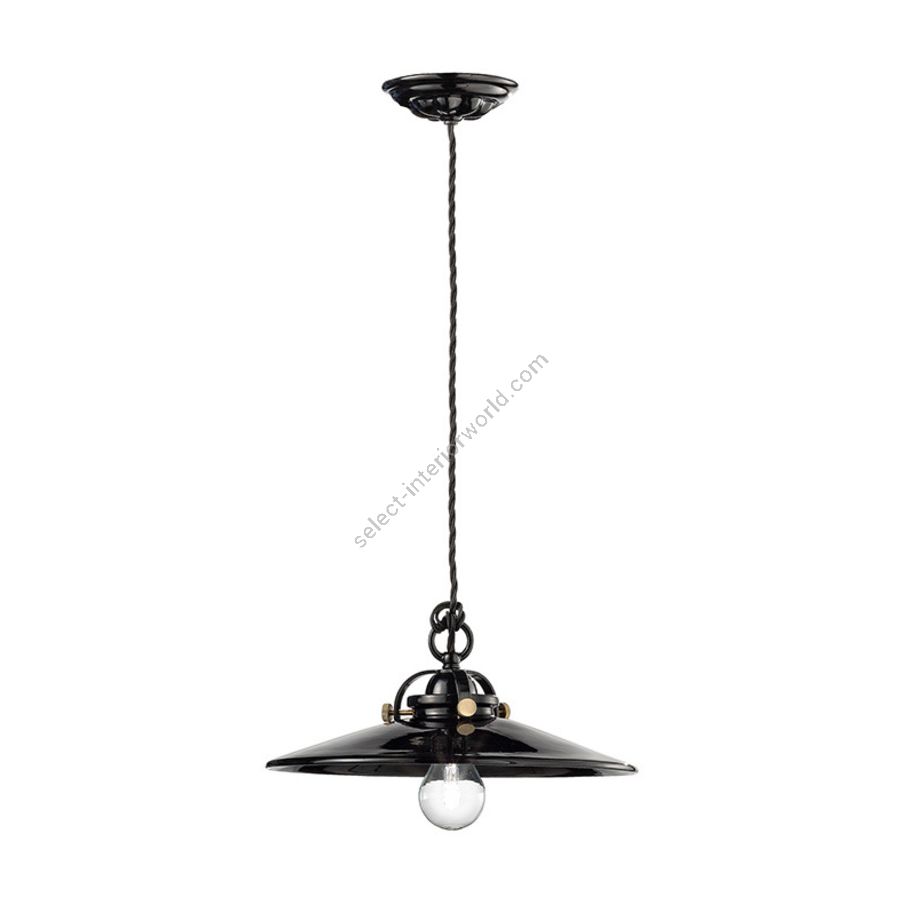 Black finish (cm.: 35 x 35 x 15 / inch.: 13.7" x 13.7" x 5.9")