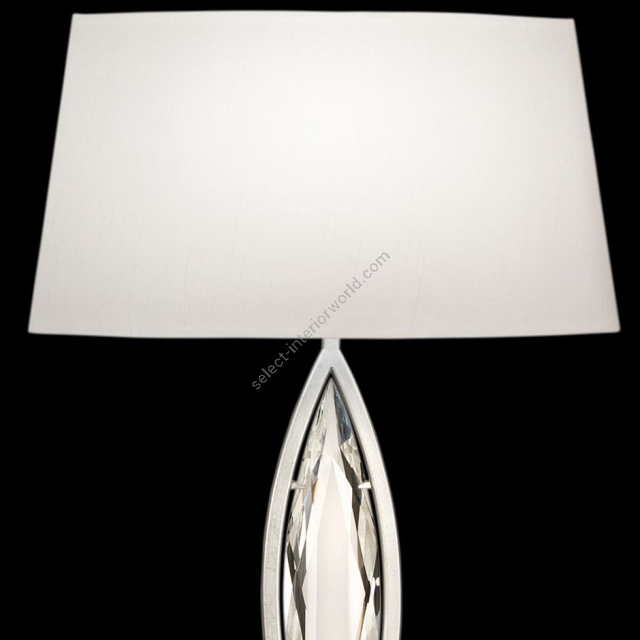 Platinized silver leaf finish