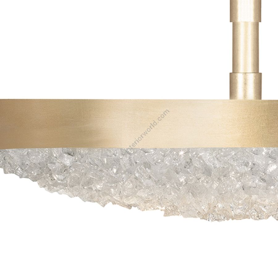 Soft gold leaf finish