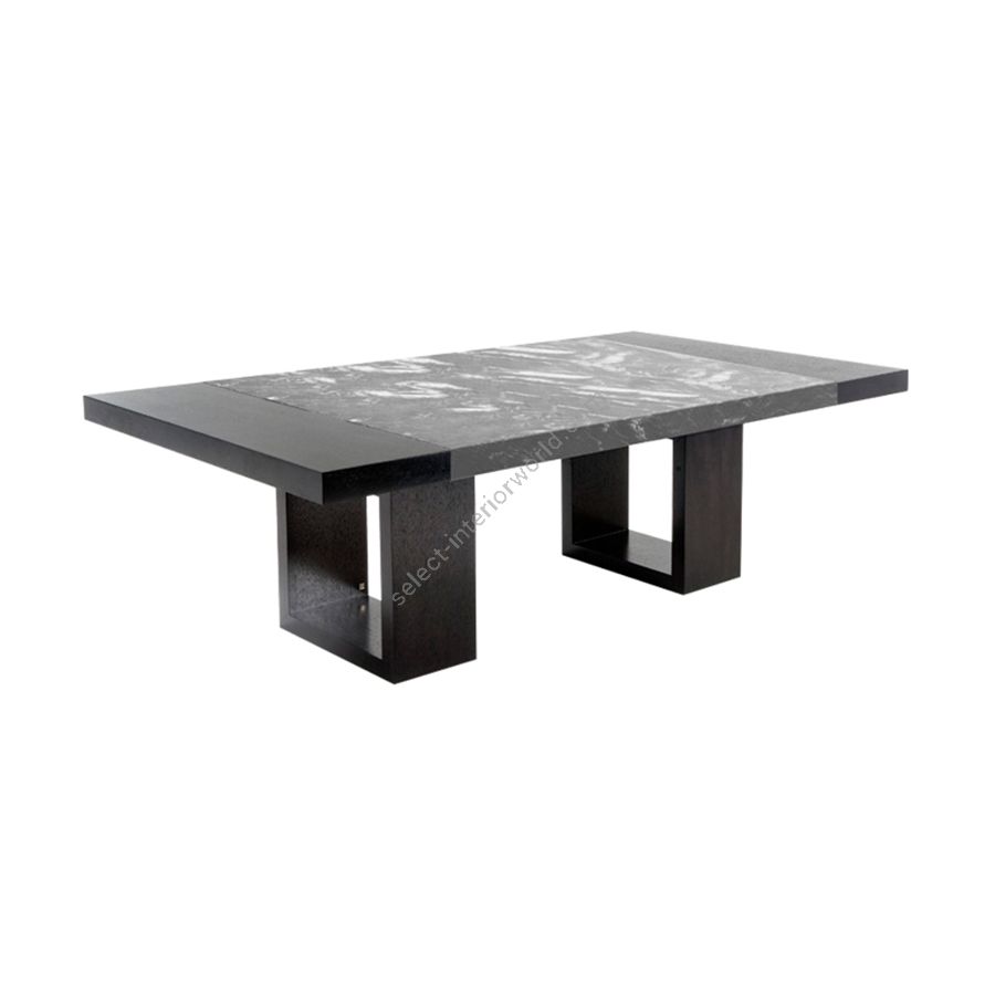 Charcoal finish / Luna Gray Marble top