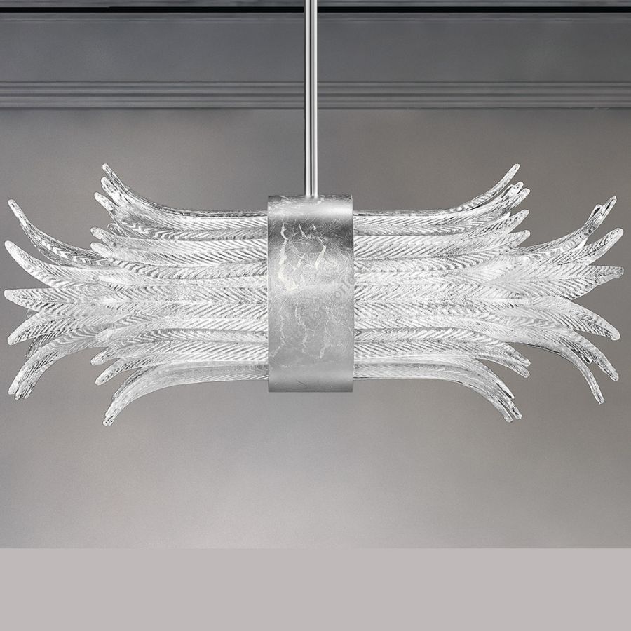 Oberfläche Metall: Silver leaf MXC, Glasfarbe: Clear silver colour COF S