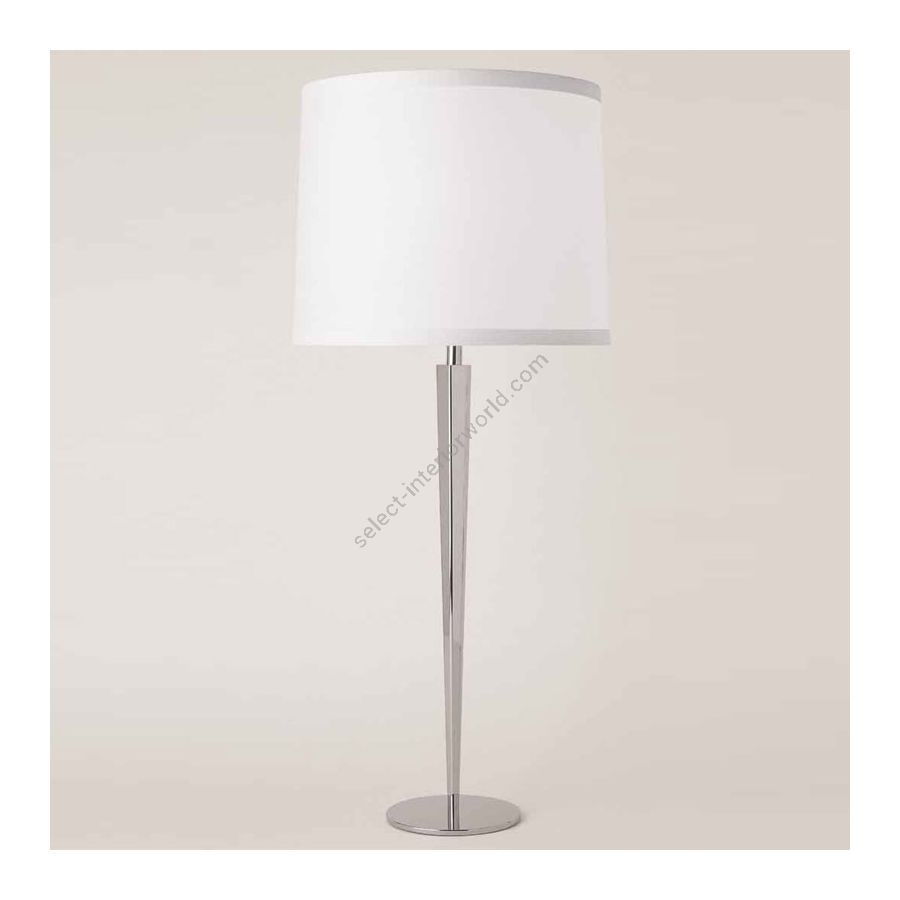 Polished Nickel finish (cm.: H 88.3 x W 38.1 / inch.: 34" x 15")