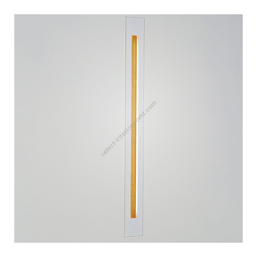 White primer frame with Yellow Gold leaf finish